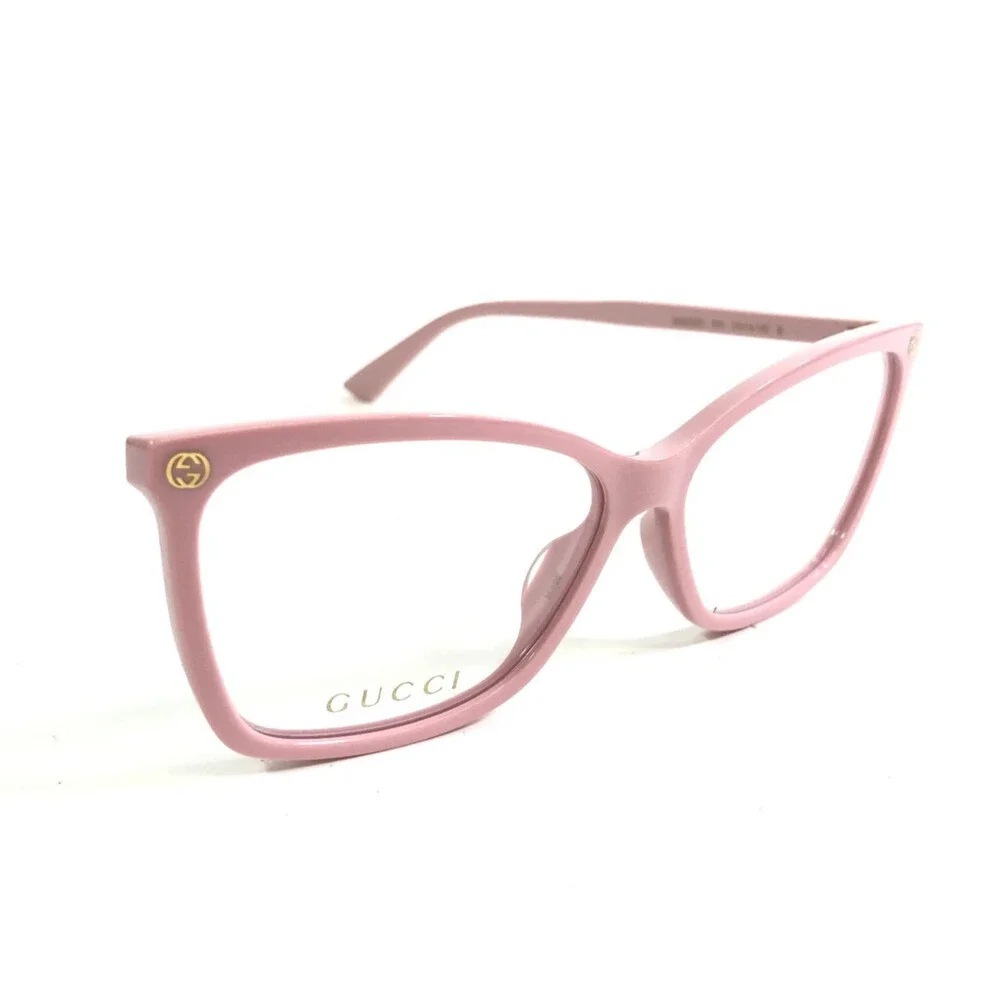Gucci Eyeglasses Frames GG0025O 011 Light Pink 56-14-140 BROKEN FOR PARTS ONLY